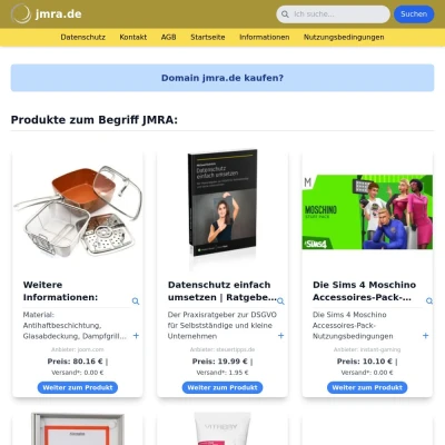 Screenshot jmra.de