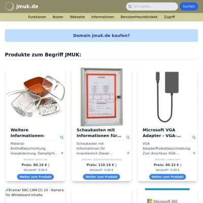 Screenshot jmuk.de