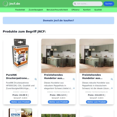 Screenshot jncf.de