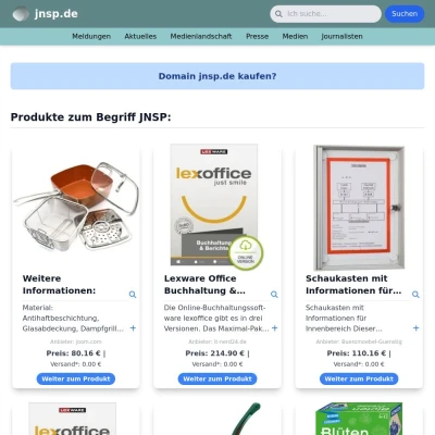 Screenshot jnsp.de