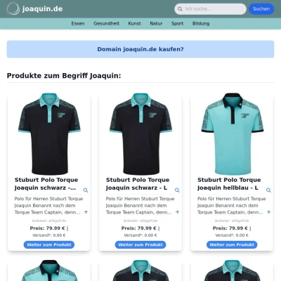 Screenshot joaquin.de