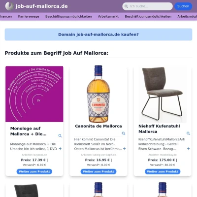 Screenshot job-auf-mallorca.de