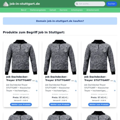 Screenshot job-in-stuttgart.de