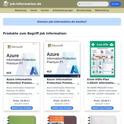 Screenshot job-information.de