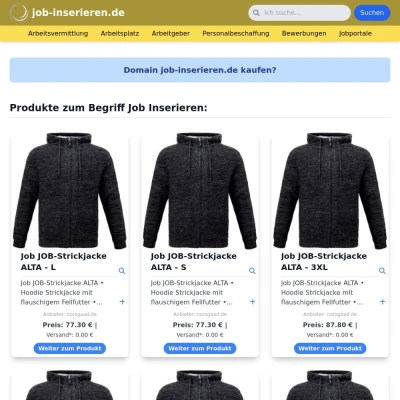 Screenshot job-inserieren.de