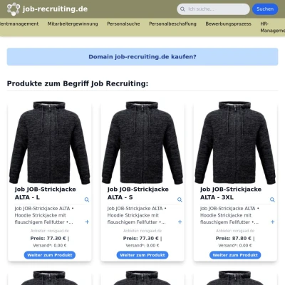 Screenshot job-recruiting.de