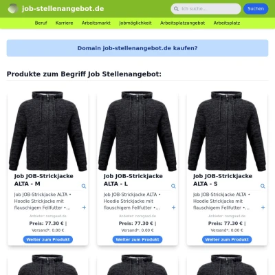 Screenshot job-stellenangebot.de