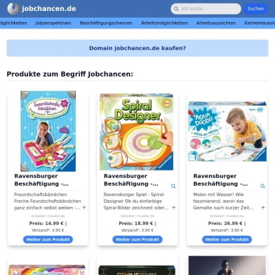 Screenshot jobchancen.de