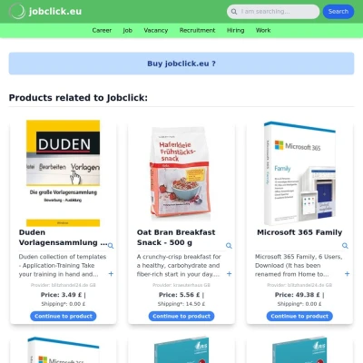 Screenshot jobclick.eu