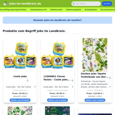 Screenshot jobs-im-landkreis.de