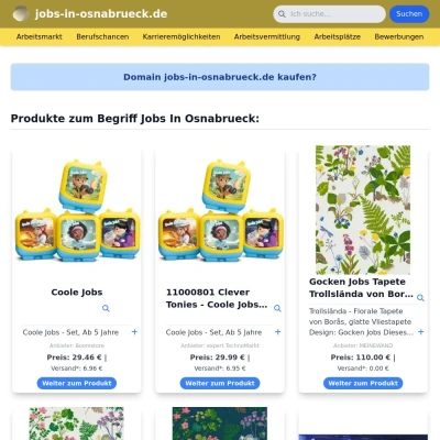 Screenshot jobs-in-osnabrueck.de