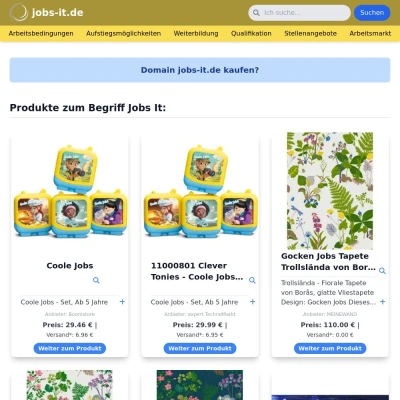 Screenshot jobs-it.de