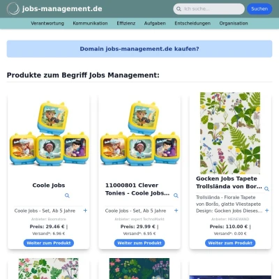 Screenshot jobs-management.de