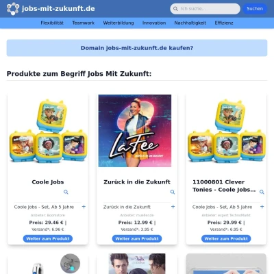 Screenshot jobs-mit-zukunft.de