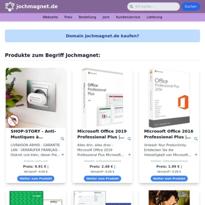 Screenshot jochmagnet.de