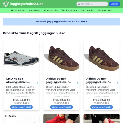 Screenshot joggingschuhe24.de