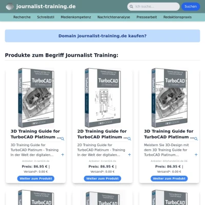 Screenshot journalist-training.de