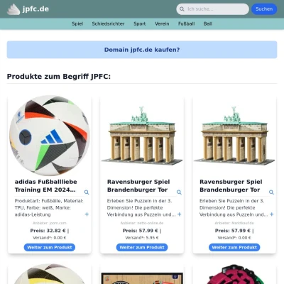 Screenshot jpfc.de