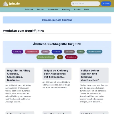 Screenshot jpin.de