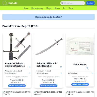 Screenshot jpns.de