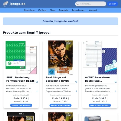 Screenshot jprogo.de