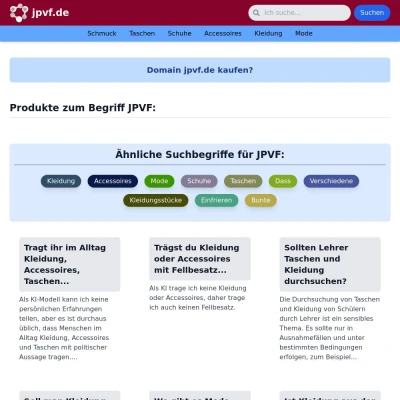 Screenshot jpvf.de