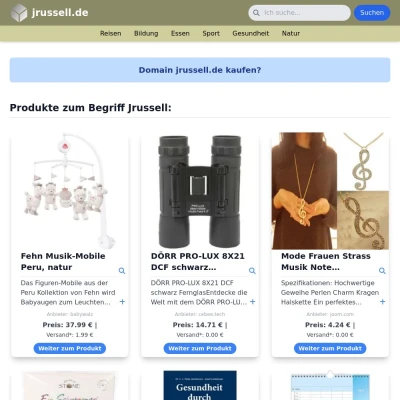 Screenshot jrussell.de