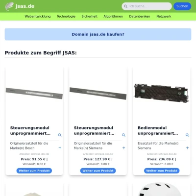 Screenshot jsas.de