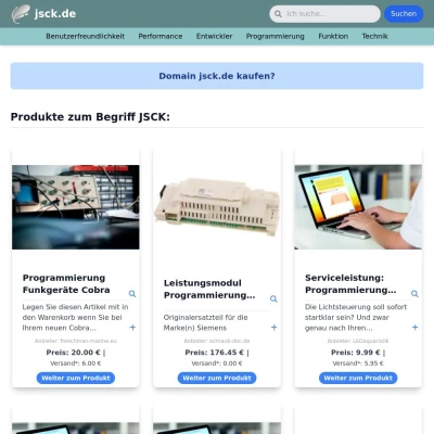 Screenshot jsck.de