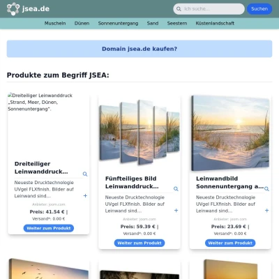 Screenshot jsea.de