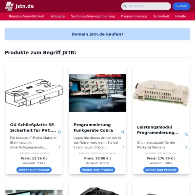 Screenshot jstn.de