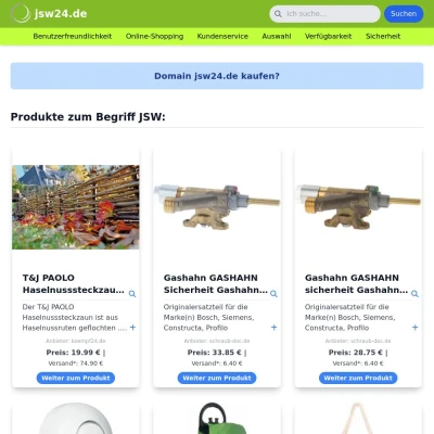 Screenshot jsw24.de