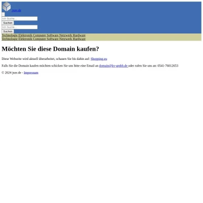 Screenshot jsze.de