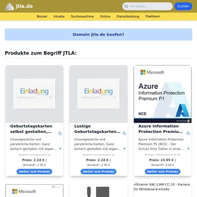 Screenshot jtla.de