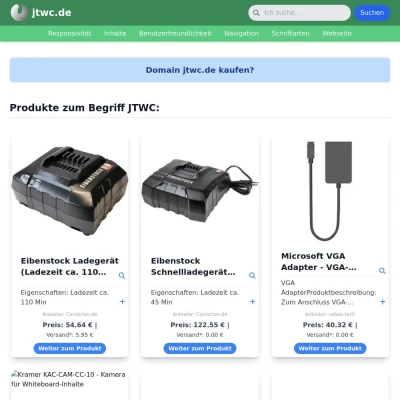 Screenshot jtwc.de