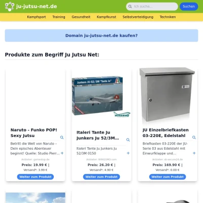 Screenshot ju-jutsu-net.de