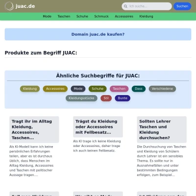 Screenshot juac.de