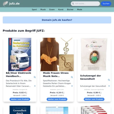 Screenshot jufz.de