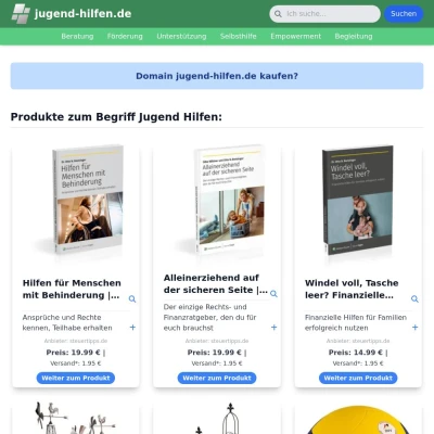 Screenshot jugend-hilfen.de