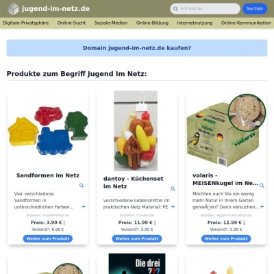 Screenshot jugend-im-netz.de