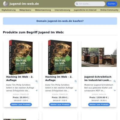 Screenshot jugend-im-web.de