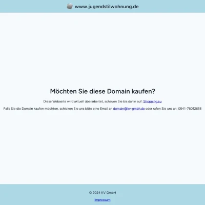 Screenshot jugendstilwohnung.de