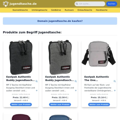 Screenshot jugendtasche.de