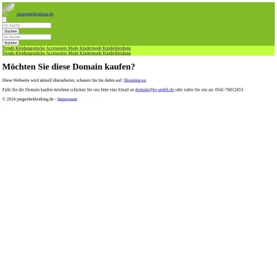 Screenshot jungenbekleidung.de