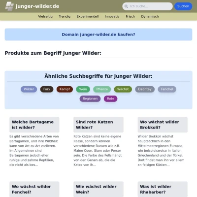 Screenshot junger-wilder.de