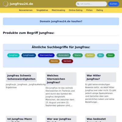 Screenshot jungfrau24.de