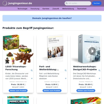 Screenshot jungingenieur.de