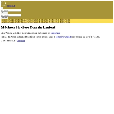 Screenshot juridisch.de