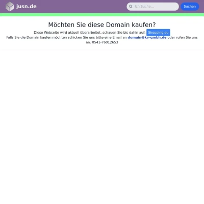 Screenshot jusn.de