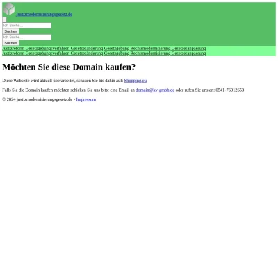 Screenshot justizmodernisierungsgesetz.de